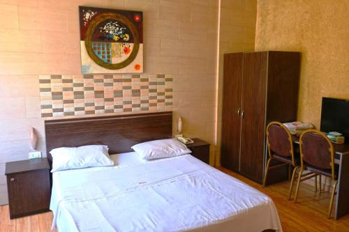 Comfortable room with work desk