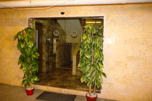Hotel lobby entrance